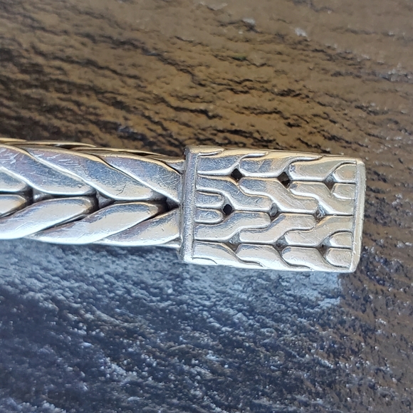 John Hardy SS & Black Sapphire Bracelet - Picture 14 of 15